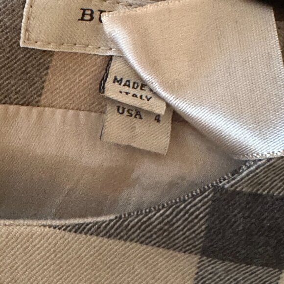Burberry Wool Mini Dress - Size 4 - Picture 3 of 5